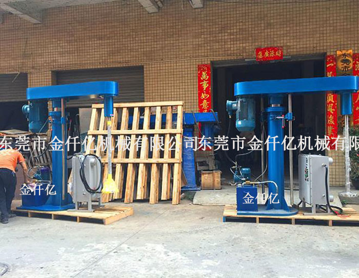 量身定制！金仟億“加長加高”款高速分散機(jī)出口越南